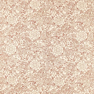 Morris & Co. Chamomile Fabric in Russet For Sale