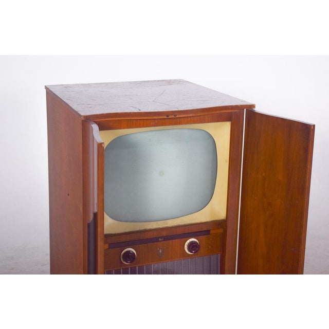 Antique Bush Radio Television Cabinet For Sale - Image 4 of 13