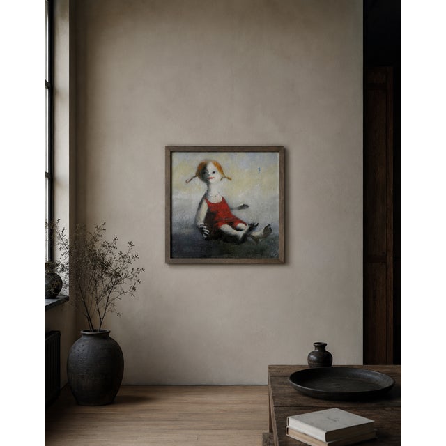 'Doll' Original Painting by Georgian Artist Lado Gorgadze For Sale In New York - Image 6 of 6