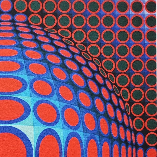 Victor Vasarely, Spadem-Paris, 1970s, Lithograph on Paper For Sale - Image 4 of 10