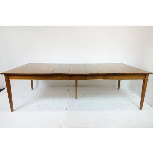 1960s 1960s Vintage All Wood Dining-Room Table With Extension For Sale - Image 5 of 9