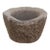 Rustic Wabi Sabi Stone Basin For Sale