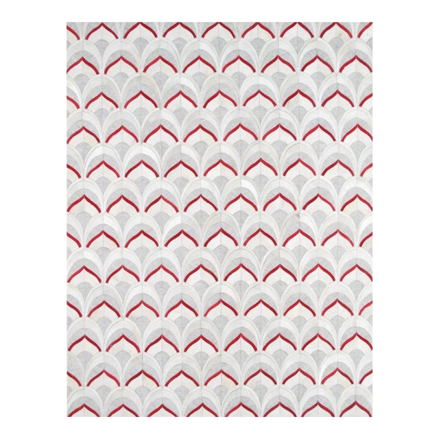 Galaxy Cowhide Silver Area Rug, 6' 0'' X 9' 0'' For Sale