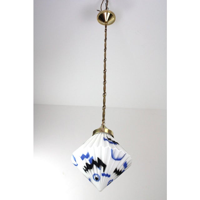 Art Deco Glass Lamp, 1920s For Sale - Image 16 of 16