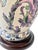 1970s Ornate Floral Ceramic Urn Table Lamps With Carved Wood Bases - a Pair For Sale - Image 10 of 13