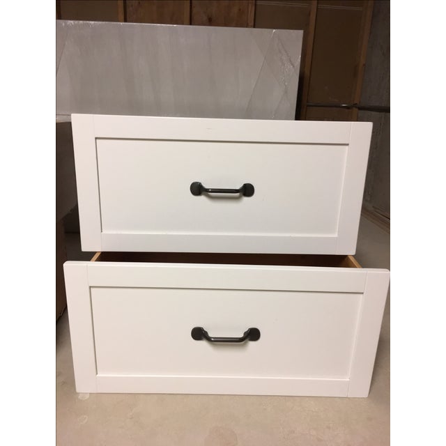 Pottery Barn Stratton Storage Bed With Drawers Chairish