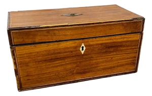 Antique Box with Silver & Bone Accent