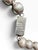 Contemporary Vintage Taxco Mexico 26" Graduated Sterling Silver Bead Necklace, FSG Ts-54, 141g For Sale - Image 3 of 11