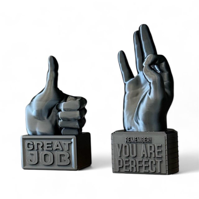 Not Yet Made - Made To Order Good Job Thumbs Up and You Are Amazing Hand Decor Gift ! For Sale - Image 5 of 5