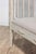 Swedish Gustavian Style Gray Painted Sofa Bench with Raised Diamond Motifs For Sale - Image 11 of 11