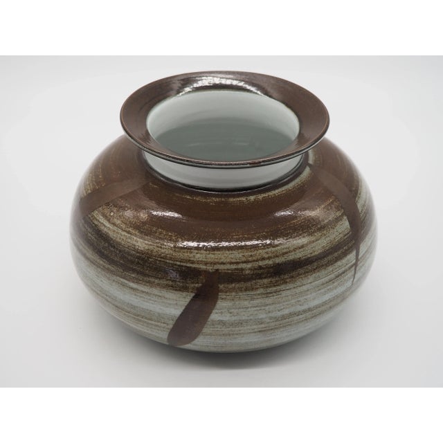 1980s Vintage Swedish Nordic Handmade Porcelaine Vase by Suzanne Öhlèn for Rörstrand, Sweden, 1980s For Sale - Image 5 of 9