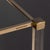 Gold French Brass and Acrylic Glass Console Table by Pierre Vandel, 1970 For Sale - Image 8 of 15
