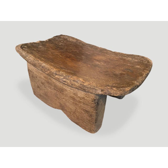 Antique Wood African Stool For Sale In New York - Image 6 of 6