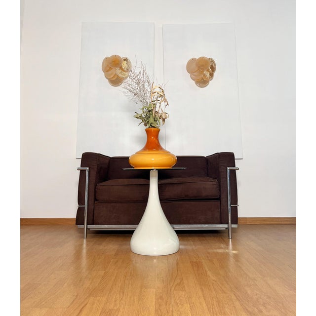 Glass Wall Sconces with Six Alabaster Gold Disks, 1990s, Set of 2 For Sale - Image 9 of 16