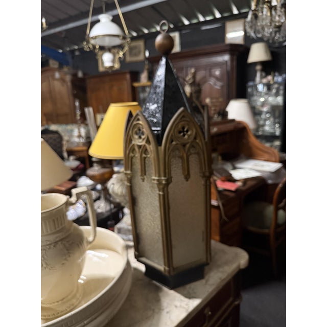 19th Century Sanctuary Lantern For Sale - Image 5 of 9