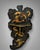 1900 - 1909 Pair of Japanese Meiji Period Dragon Lacquer Folding Wall Shelves For Sale - Image 5 of 9