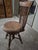 Victorian Antique Oak Piano Stool With Adjustable Height, Windsor-Style Spindles, and Claw Feet. For Sale - Image 3 of 7