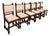 Early 20th Century Jacobean Renaissance Revival Carved Oak Dining Chairs With Figural Finials – Set of 6 For Sale