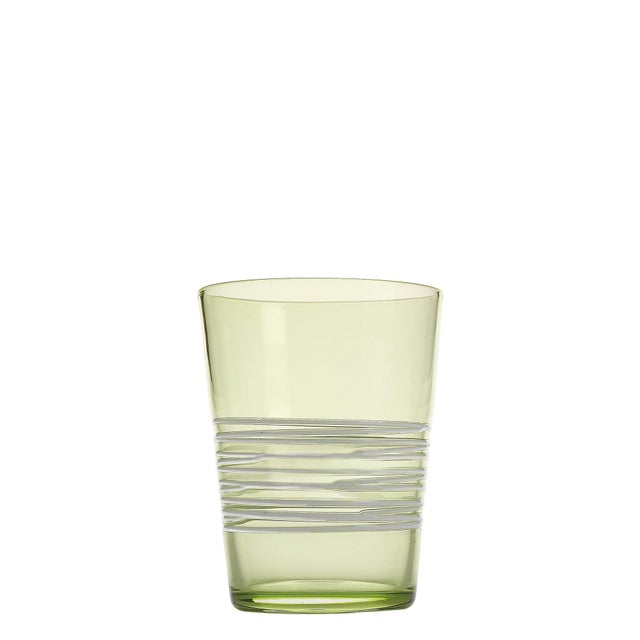 Contemporary Filante Tumbler (Set of 6) - Apple Green For Sale - Image 3 of 3