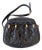 Judith Leiber Black Quilted Leather Crossbody Bag Featuring Gold-Tone Hardware. For Sale