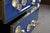 Blue Blue Sideboard with 28 Murano Jewel and Brass from Justfurnituress SRL For Sale - Image 8 of 13