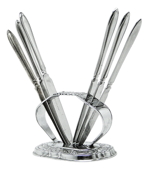 Art Deco Knife Stand, Sweden, 1930s, Set of 7