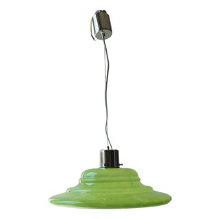 Mid-Century Glass Chandelier attributed to Stefan Tabery, Bohemia, 1960s. For Sale