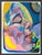 Moisés Villafuerte "Entering the Noise" Contemporary Abstract Colorful Figurative Portrait Painting, 2023 For Sale