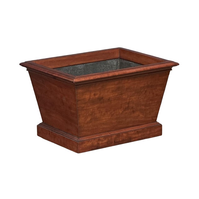 English Wine Cellarette or Wine Cooler of Mahogany in the Regency Style For Sale - Image 4 of 9