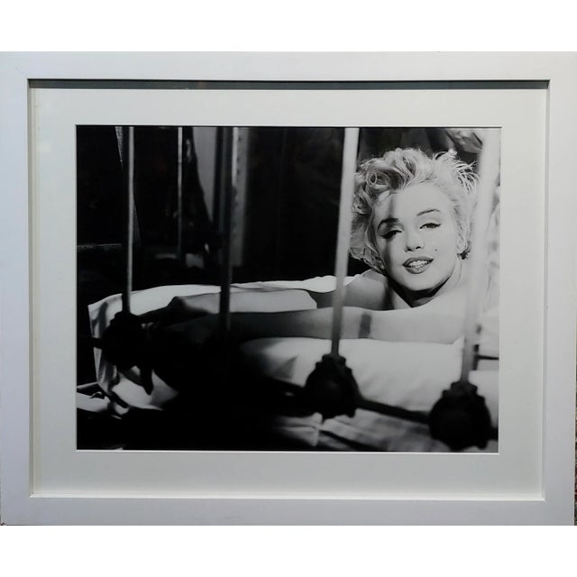 Marilyn Monroe in Bed -1954 Photograph by Minton Greene Silver Gelatin framed under glass - Image size 17x22" Frame size :...