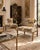 An exceptional pair of vintage Mastercraft Empress lounge chairs, showcasing the glamour and sophistication of Hollywood...