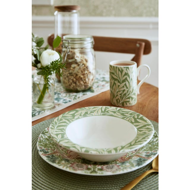 Ceramic Spode Morris & Co Cereal Bowl, Assorted Set of 4 For Sale - Image 7 of 12