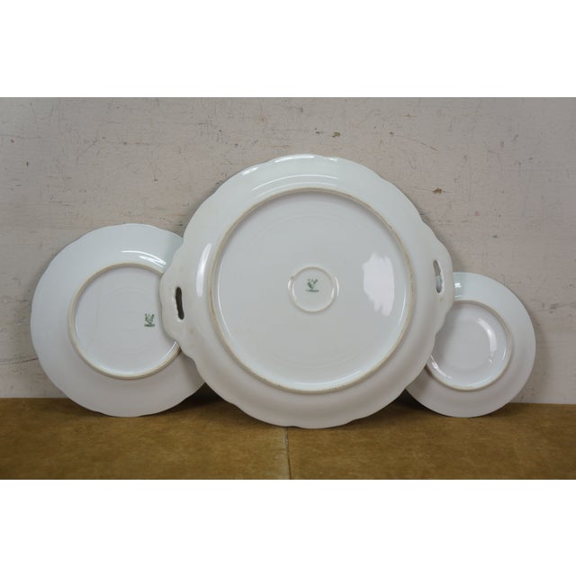 11 Antique Art Deco TLB Limoges Touze, Lemaître Frères & Blancher Plates For Sale - Image 10 of 11