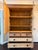 English 19th Century English Painted Pine Linen Press Armoire With Faux Inlay For Sale - Image 3 of 10