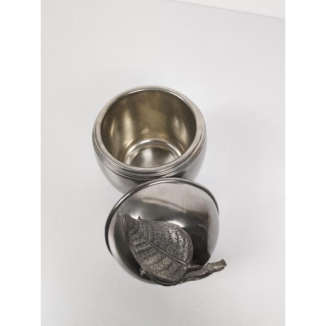 Metal Mid-20th Century Sculptural Apple-Shaped Ice Bucket in the style of Mauro Manetti, Italy, 1970s For Sale - Image 7 of 15