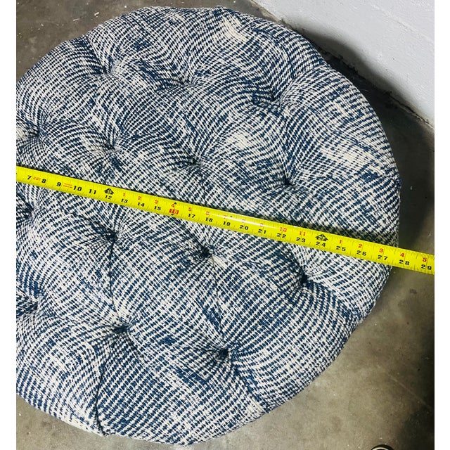 Porter Tufted Ottoman For Sale - Image 6 of 8