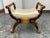 Design Plus Gallery presents a Neoclassical Curule Bench from Maitland-Smith. This decorative bench showcases a sculptural...