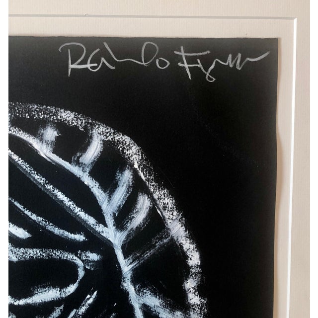 Raimundo Figueroa, Puerto Rican Modernist Master Figueroa Mixed Media Painting Music Notes Collage, 2002 For Sale - Image 9 of 11