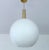 Vintage Cocoon Pendant Light in Glass, 1950s For Sale - Image 11 of 11