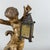 Brown Antique Terracotta Cherub Table Lamp with Wooden Base, Early 1900s For Sale - Image 8 of 18