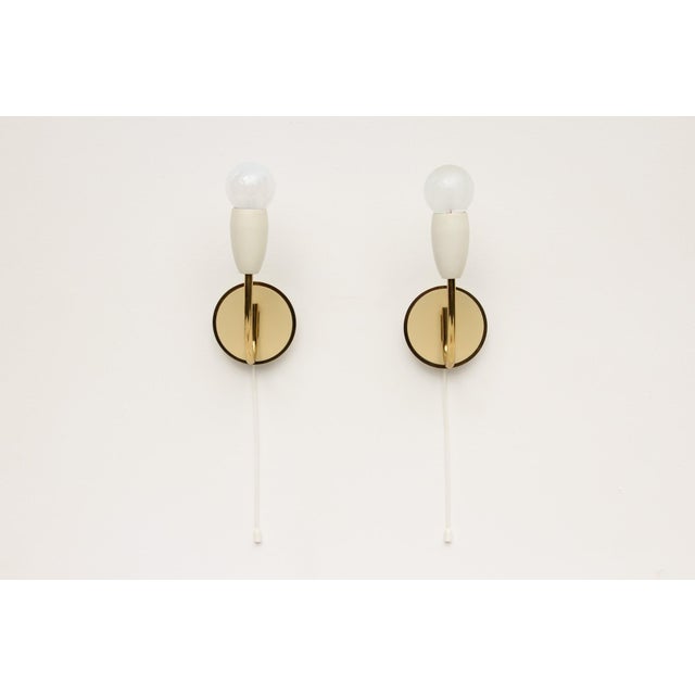 Mid-Century Wall Lamps, 1950s, Set of 2 For Sale - Image 6 of 16
