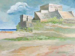 Mayan Ruins Painting