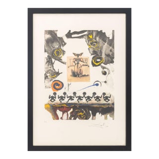 Salvador Dali "Surrealist Gastronomy" Etching, 1971 For Sale