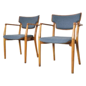 Set of Portex Armchairs by Peter Hvidt & Orla Mølgaard-Nielsen for Fritz Hansen