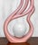 Ceramic Vintage Art Deco Flamingo Mauve Pink Porcelain Orb Table Lamp For Sale - Image 7 of 9
