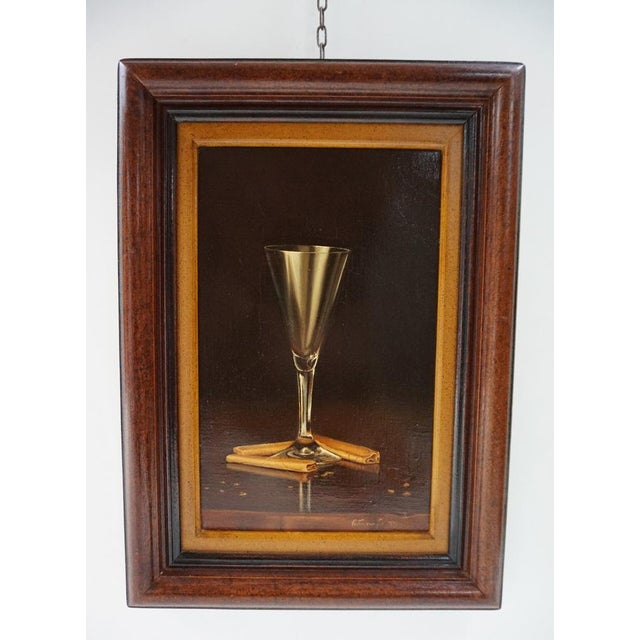 Belgian Artist, Still Lifes, 1984, Oil on Canvas Paintings, Framed, Set of 3 For Sale - Image 17 of 18