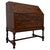 Wood Early 20th Century Antique English Jacobean Oak Bureau For Sale - Image 7 of 14
