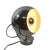 Black Space Age Pop Art Chrome Table Lamp with Spot Globe For Sale - Image 8 of 8