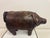 Vintage Leather Pig by Dimitri Omersa for Liberty and Abercrombie and Fitch, 1970s For Sale - Image 6 of 17