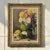Realism Framed Oil on Canvas, Still Life With Chrysanthemums, by M. Taquet-Beal, 1944, Belgium For Sale - Image 3 of 15